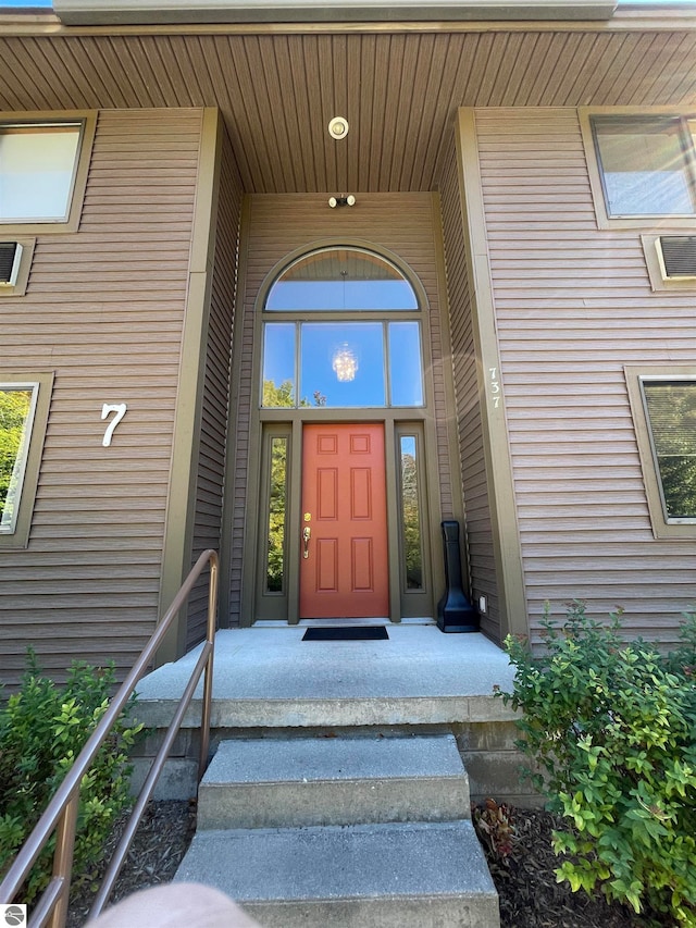 view of entrance to property