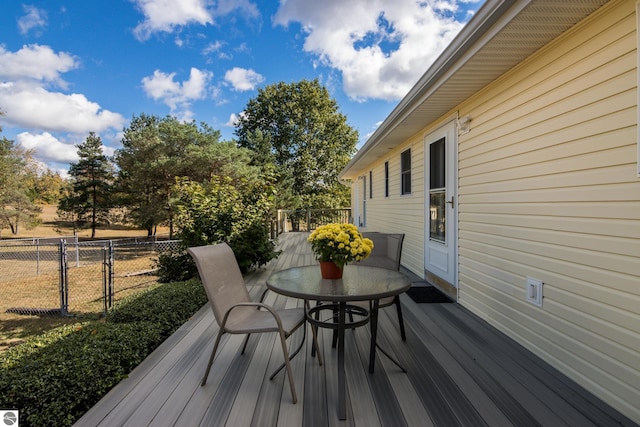 view of deck