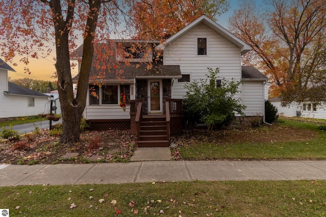 view of bungalow