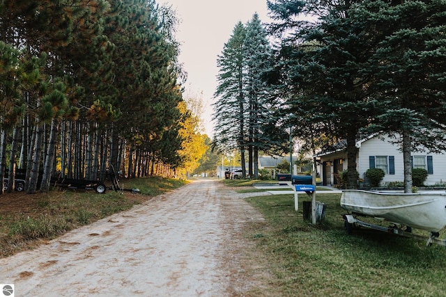 view of road