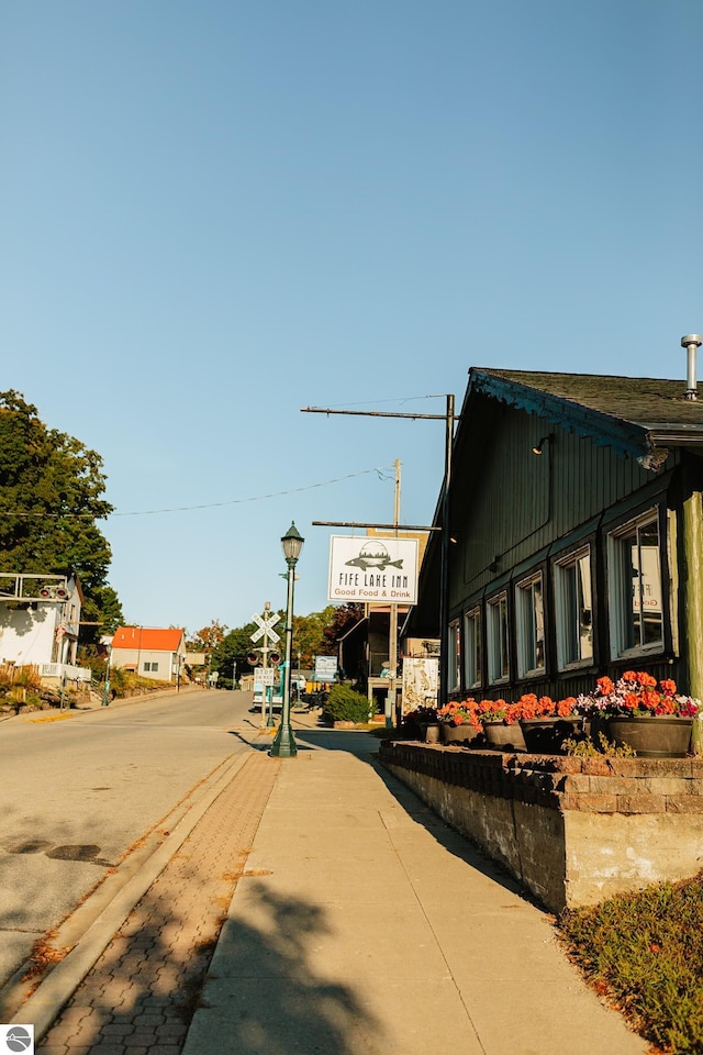 view of road