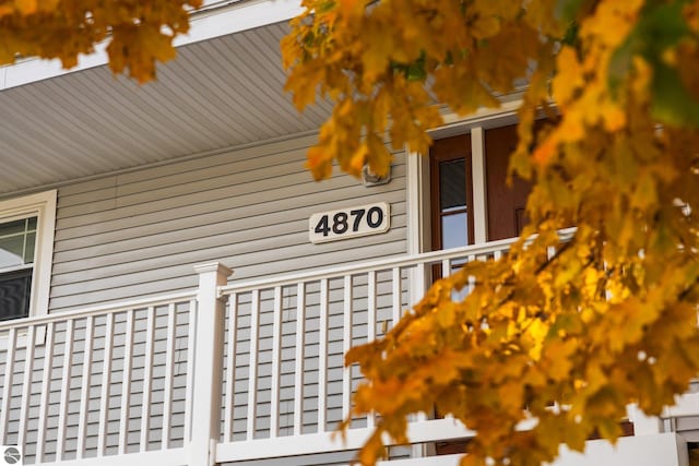 exterior details with wooden walls