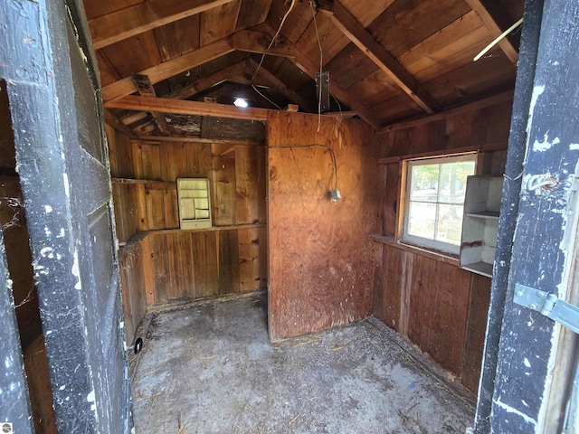 view of storage room