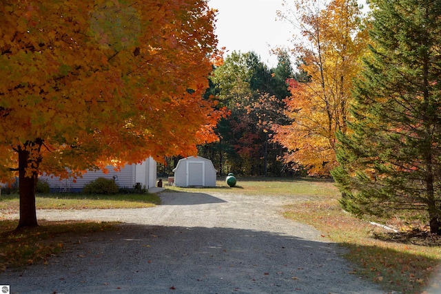 view of road