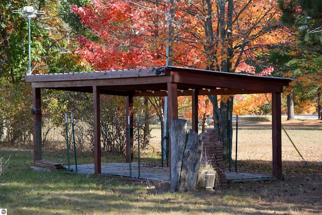 view of outbuilding