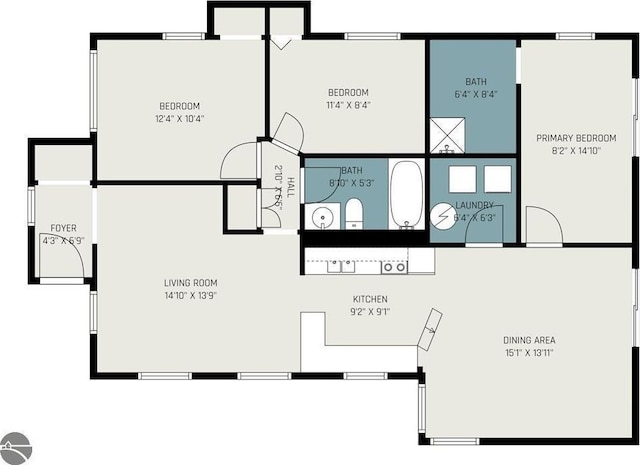 1219 Elm St, Frankfort, MI 49635 - view of layout