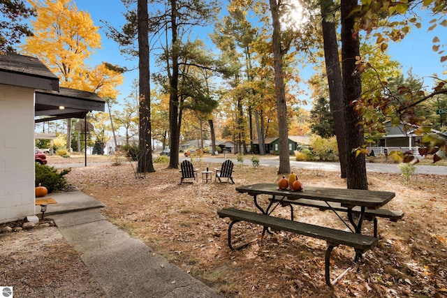 view of property's community