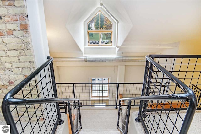 stairs with carpet