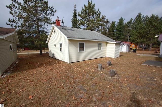 view of home's exterior