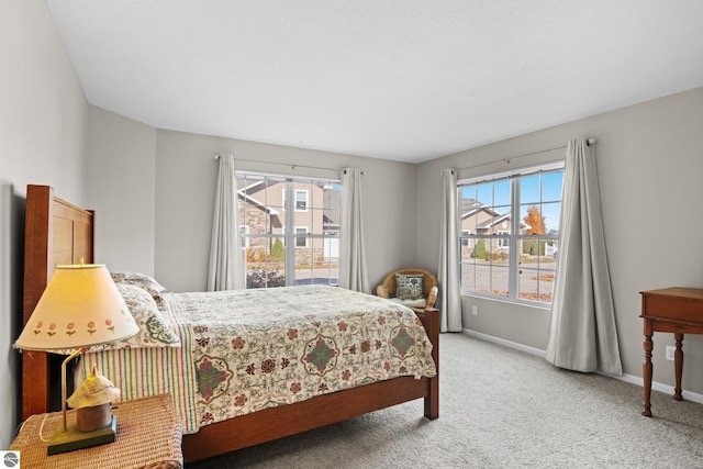 bedroom featuring carpet flooring