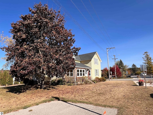 view of side of property