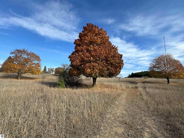 view of nature featuring a rural view