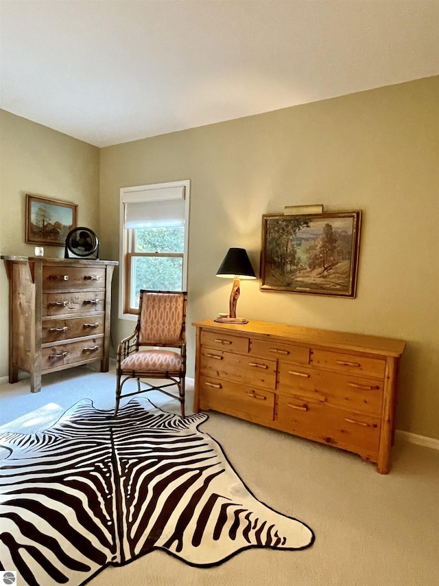 11320 Shippey Ln, Rapid City, MI 49676 - living area with carpet floors and baseboards
