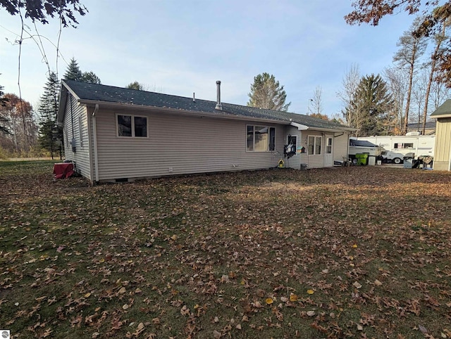 view of rear view of property