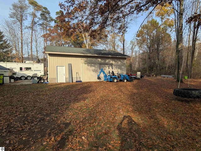 view of outbuilding