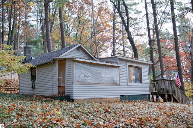 view of property exterior