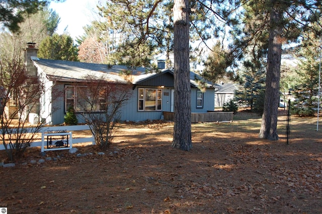 view of back of property