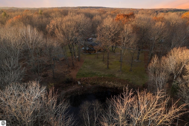 nature at dusk with a rural view