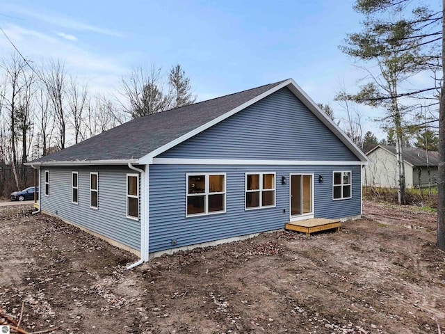 view of back of property