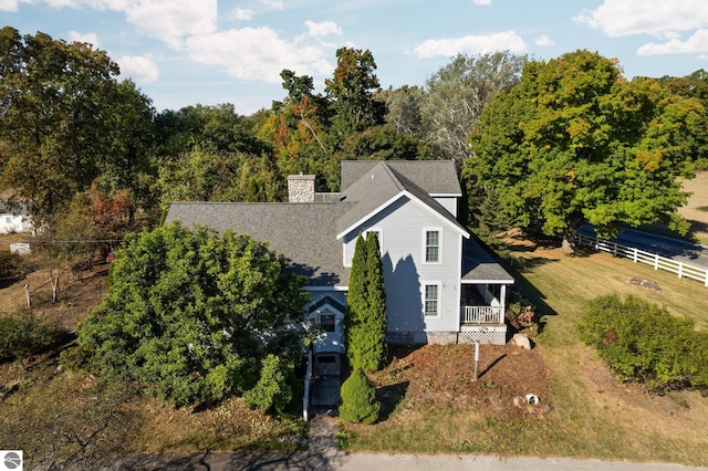 view of front of property