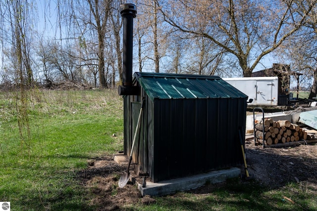 view of outdoor structure