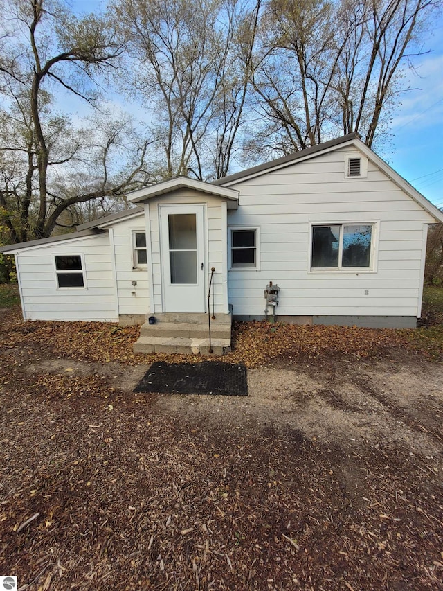 view of front of home