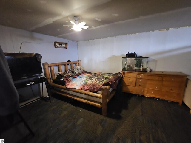 9100 E Miller Rd, Durand, MI 48429 - bedroom with ceiling fan