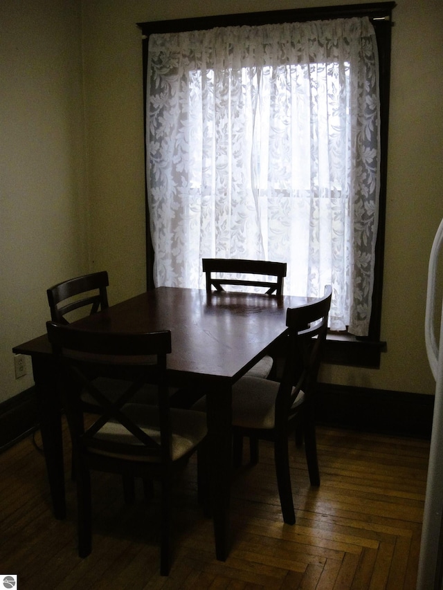 view of dining area