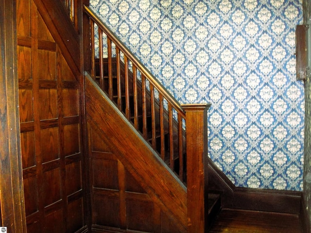 view of stairs