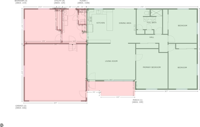 4207 Grass Lake Rd, West Branch, MI 48661 - room layout