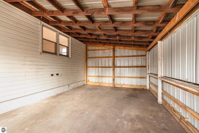 726 Pennsylvania Ave, Alma, MI 48801 - interior space with wooden walls