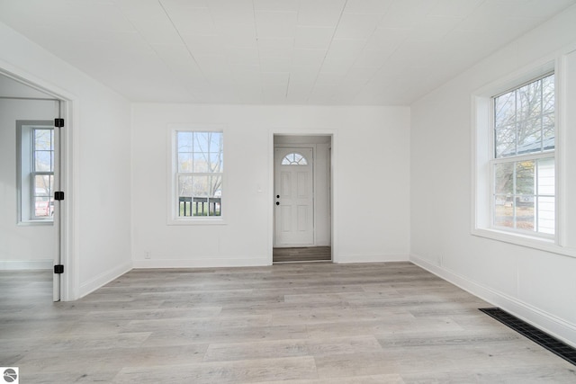 interior space featuring light hardwood / wood-style floors