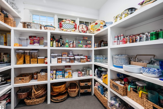 view of pantry