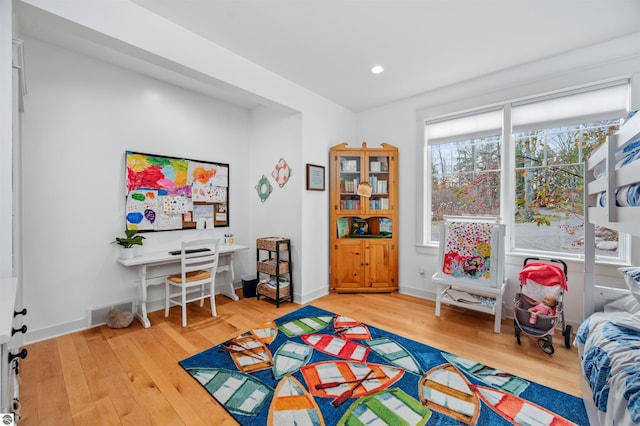 interior space featuring hardwood / wood-style floors