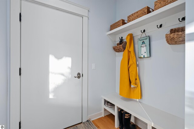 91 S Nanagosa Trl, Suttons Bay, MI 49682 - mudroom featuring light wood-type flooring