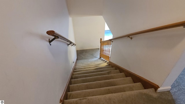 stairs with carpet