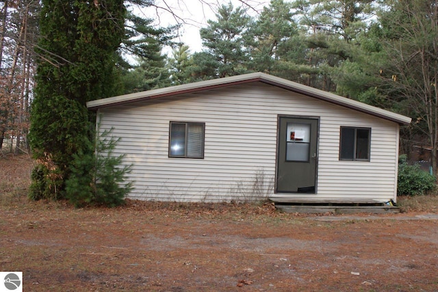 view of outbuilding