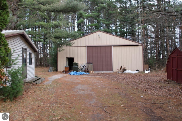 view of outdoor structure