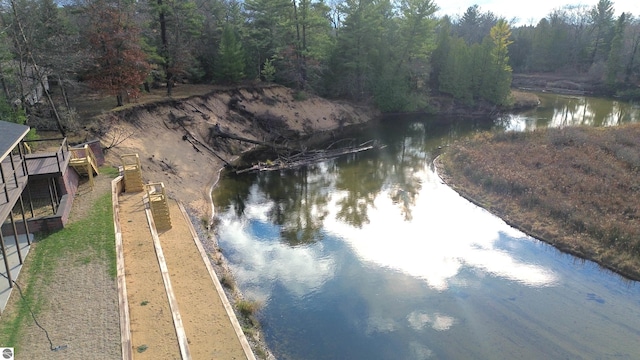 view of water feature