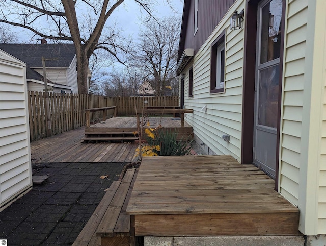 view of deck