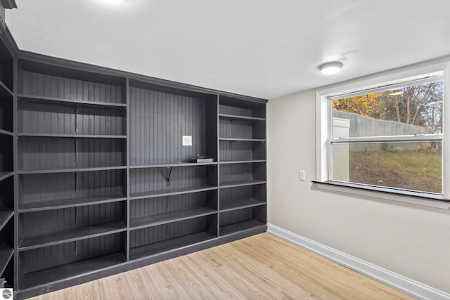 interior space with wood-type flooring