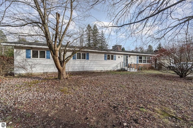 view of ranch-style home