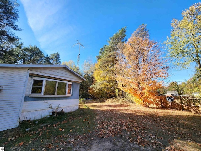 view of property exterior