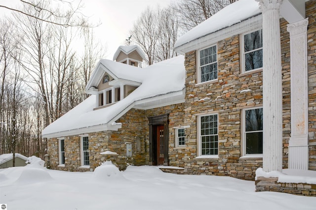 view of front of home