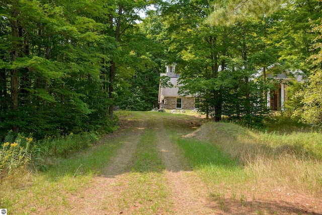 view of road