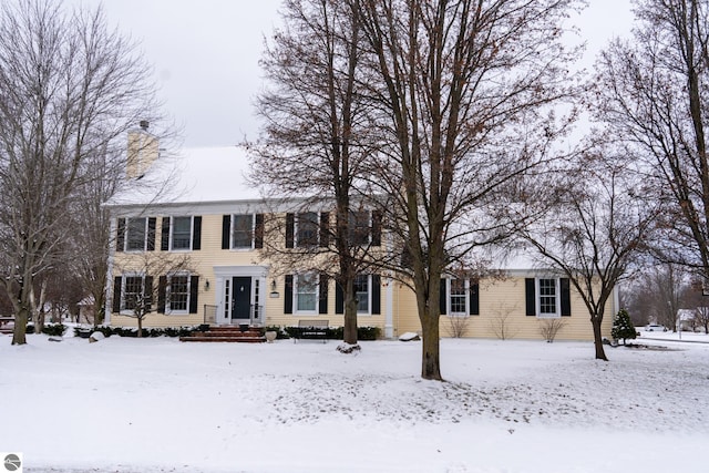 view of colonial inspired home