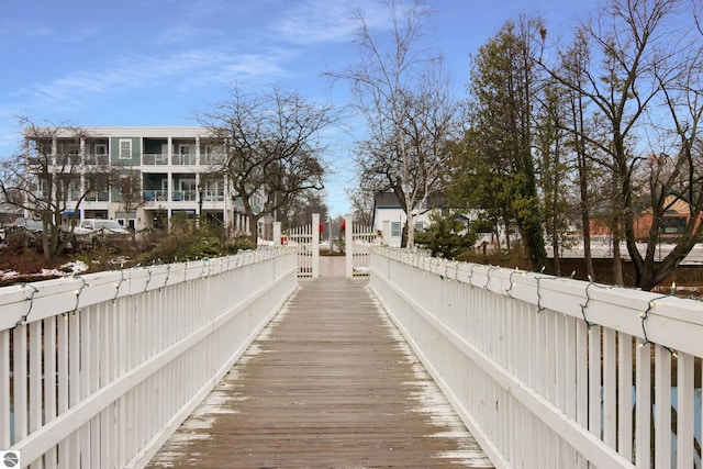 surrounding community with fence private yard