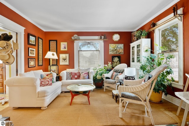 interior space with a healthy amount of sunlight