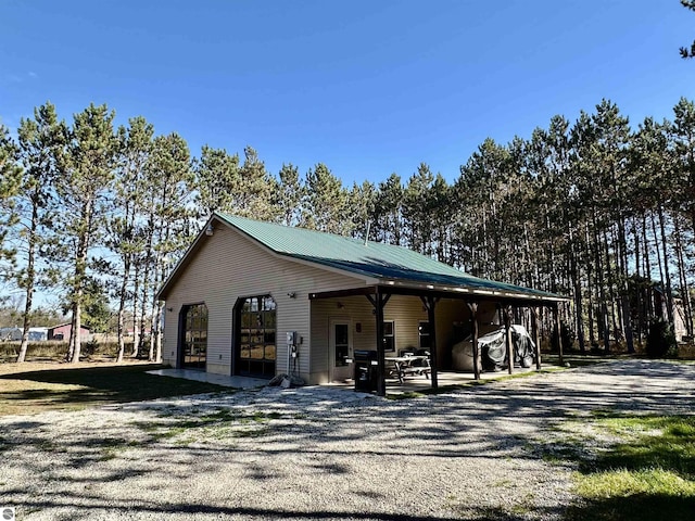 view of side of property