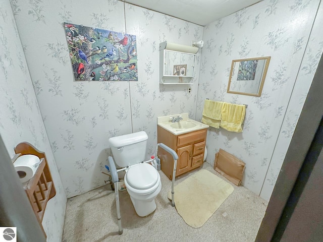211 W Railway St, Coleman, MI 48618 - bathroom featuring vanity and toilet